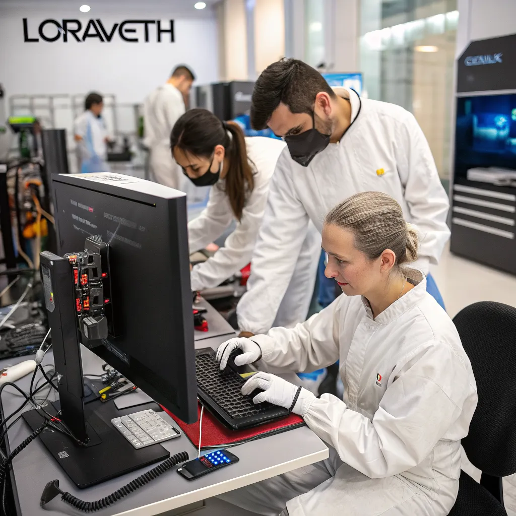 Equipo técnico LORAVETH asesorando setup gamer